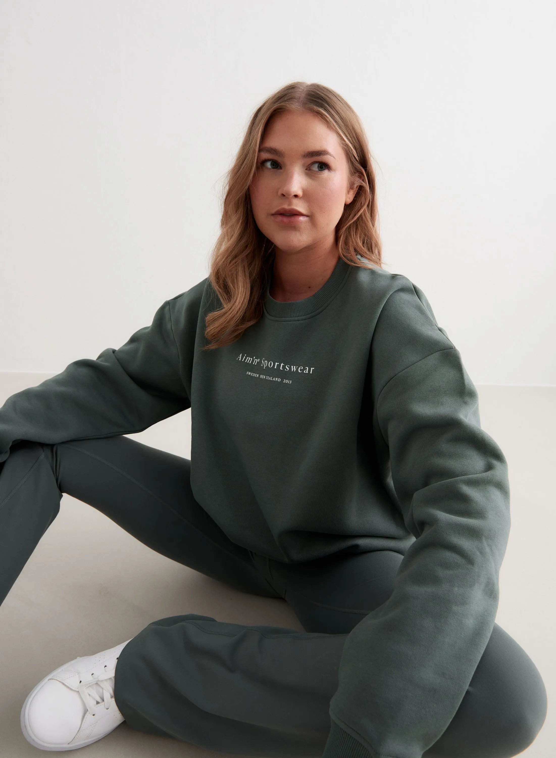AIM´N Serif Sweatshirt 112 Sage