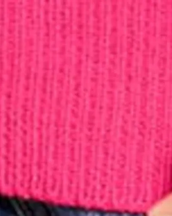 Angel Sleeve Jumper | Shock Pink