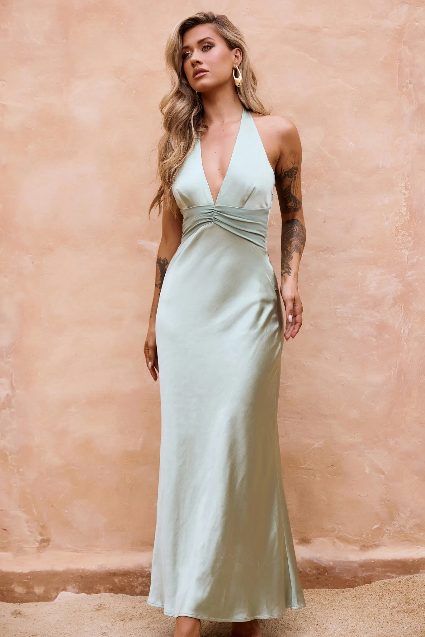 Angele Maxi Dress - Sage
