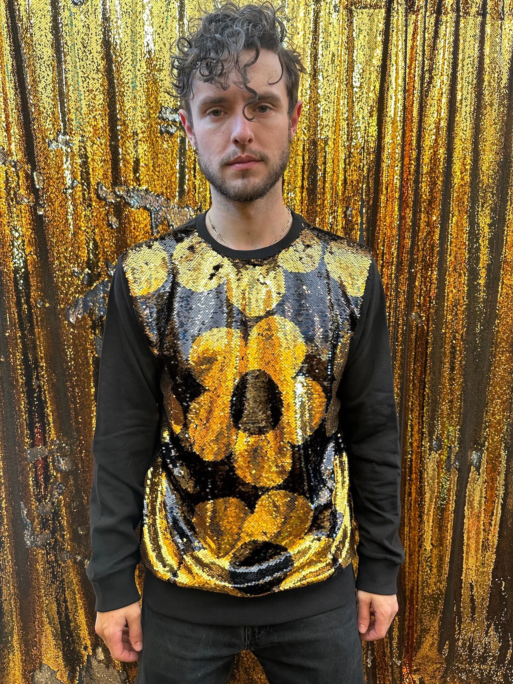Any Old Iron Mens Golden Quant Sweatshirt