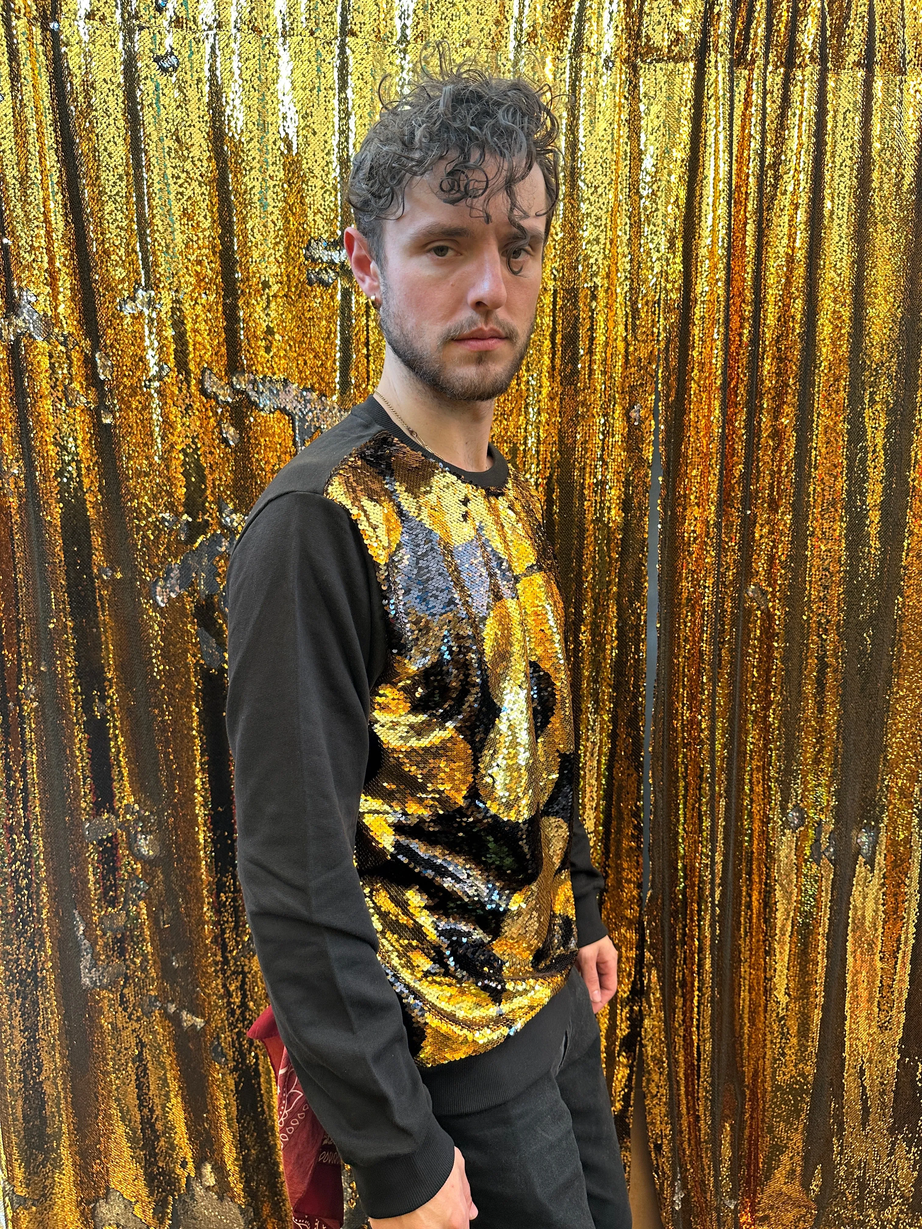 Any Old Iron Mens Golden Quant Sweatshirt