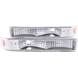 ANZO 1998-2005 Chevrolet S-10 Euro Parking Lights Chrome