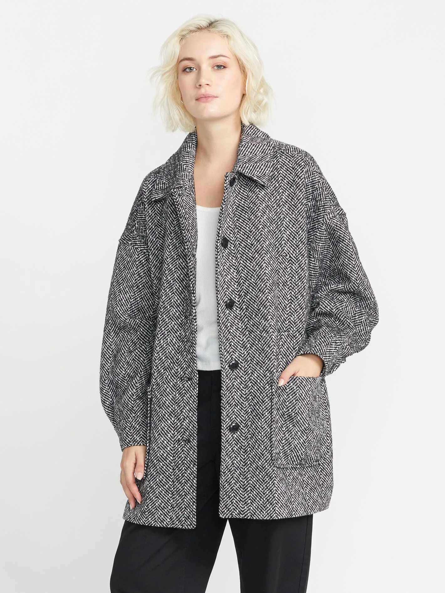 Beegy Coat Jacket - Heather Grey