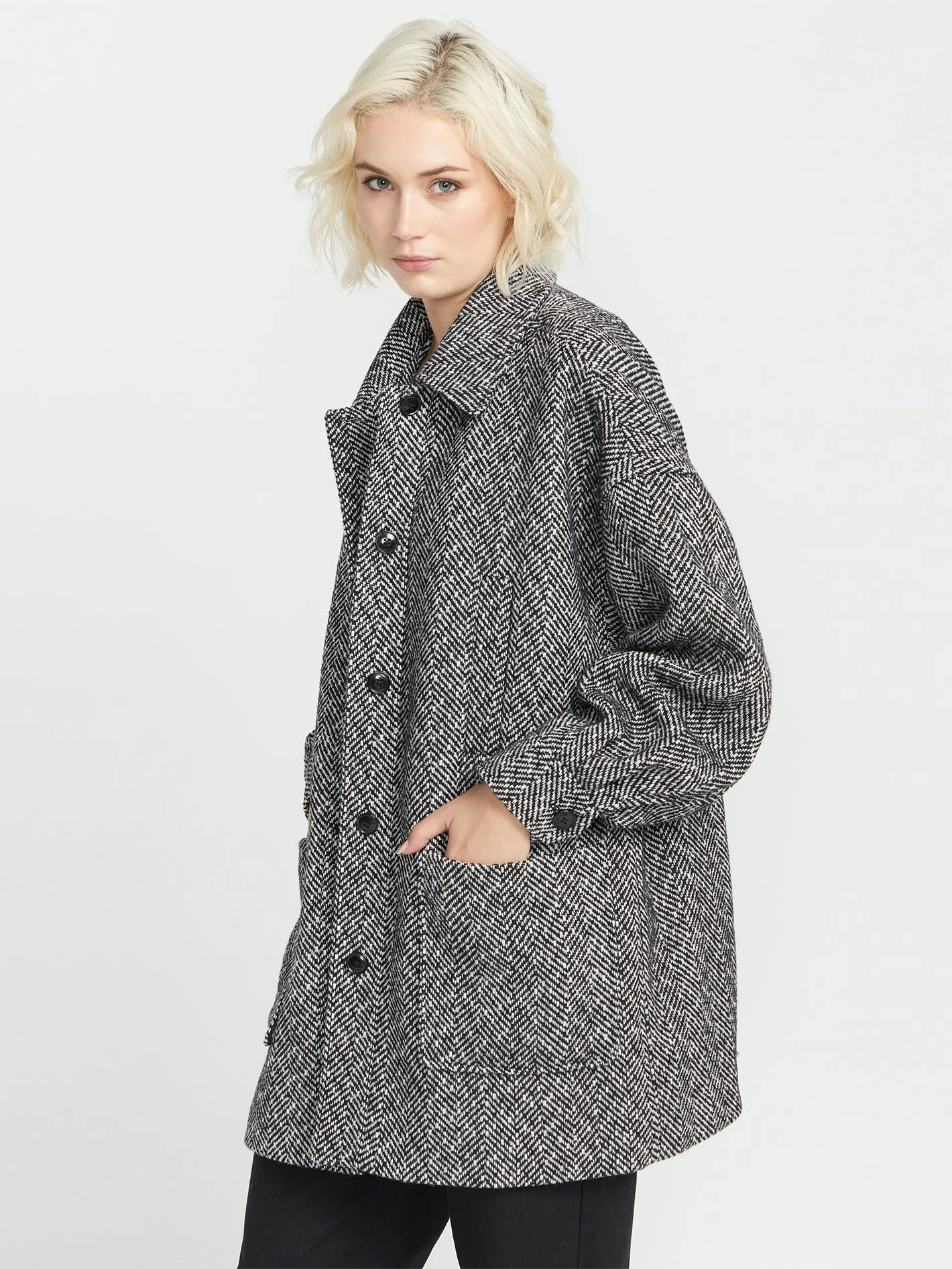 Beegy Coat Jacket - Heather Grey