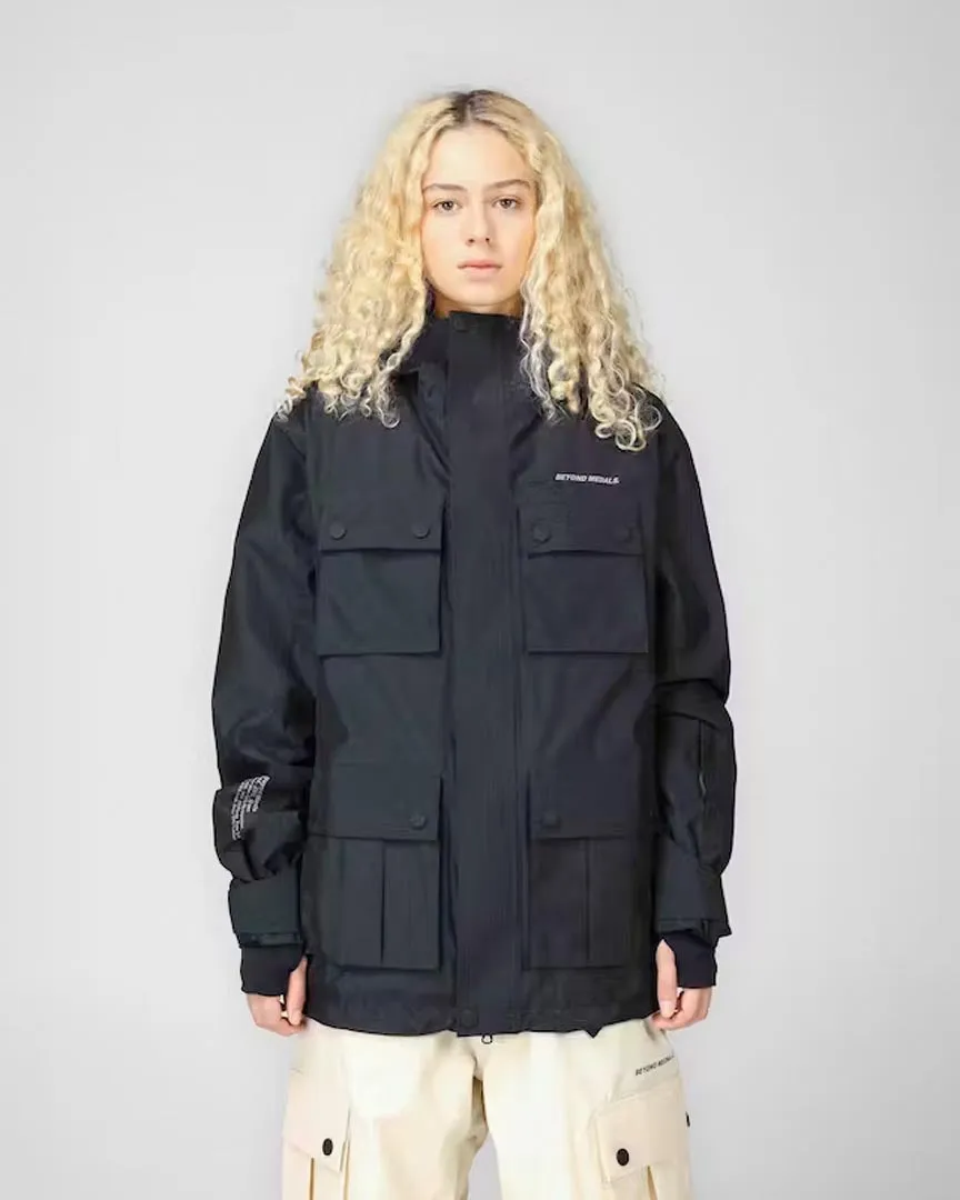 Cargo Winter Jacket - Black