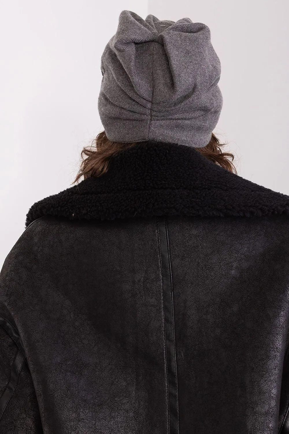 Chic Cashmere Beanie with Sparkling Rhinestone Accents