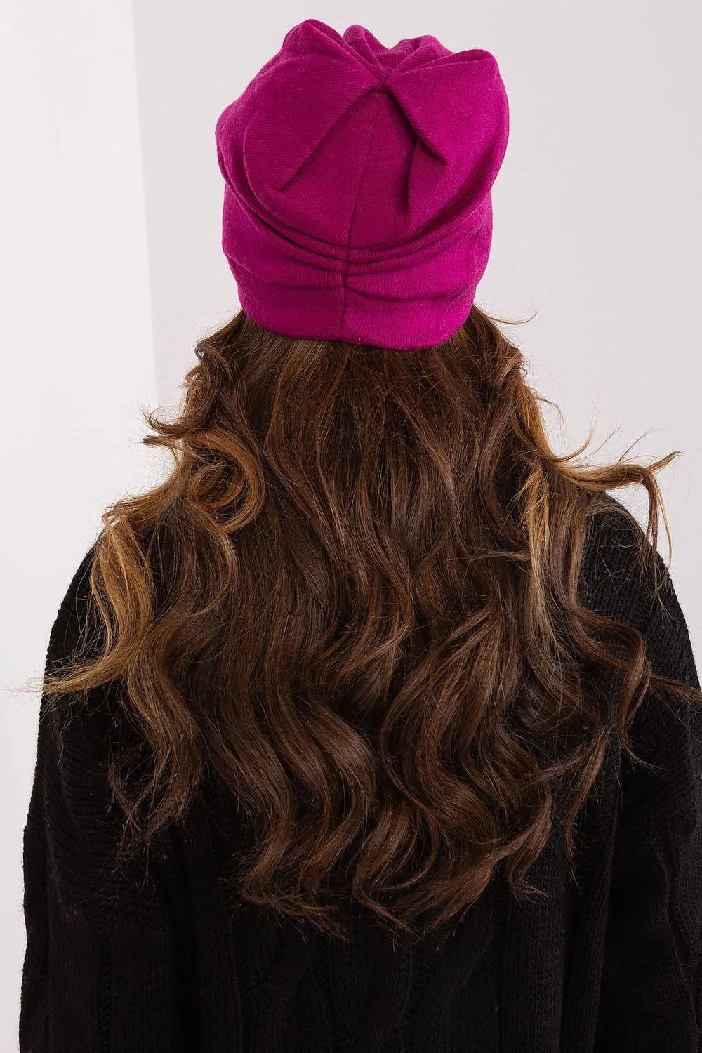 Chic Cashmere Beanie with Sparkling Rhinestone Accents
