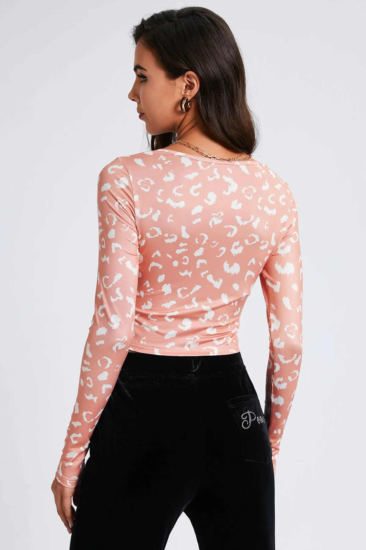 Commute Lace Up Crop Tee