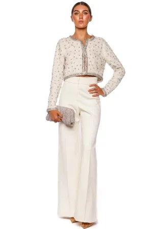 Cosmos Embellished Cropped Jacket