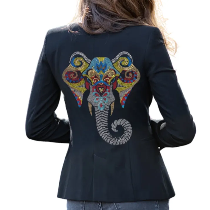 Crystals Elephant Blazer