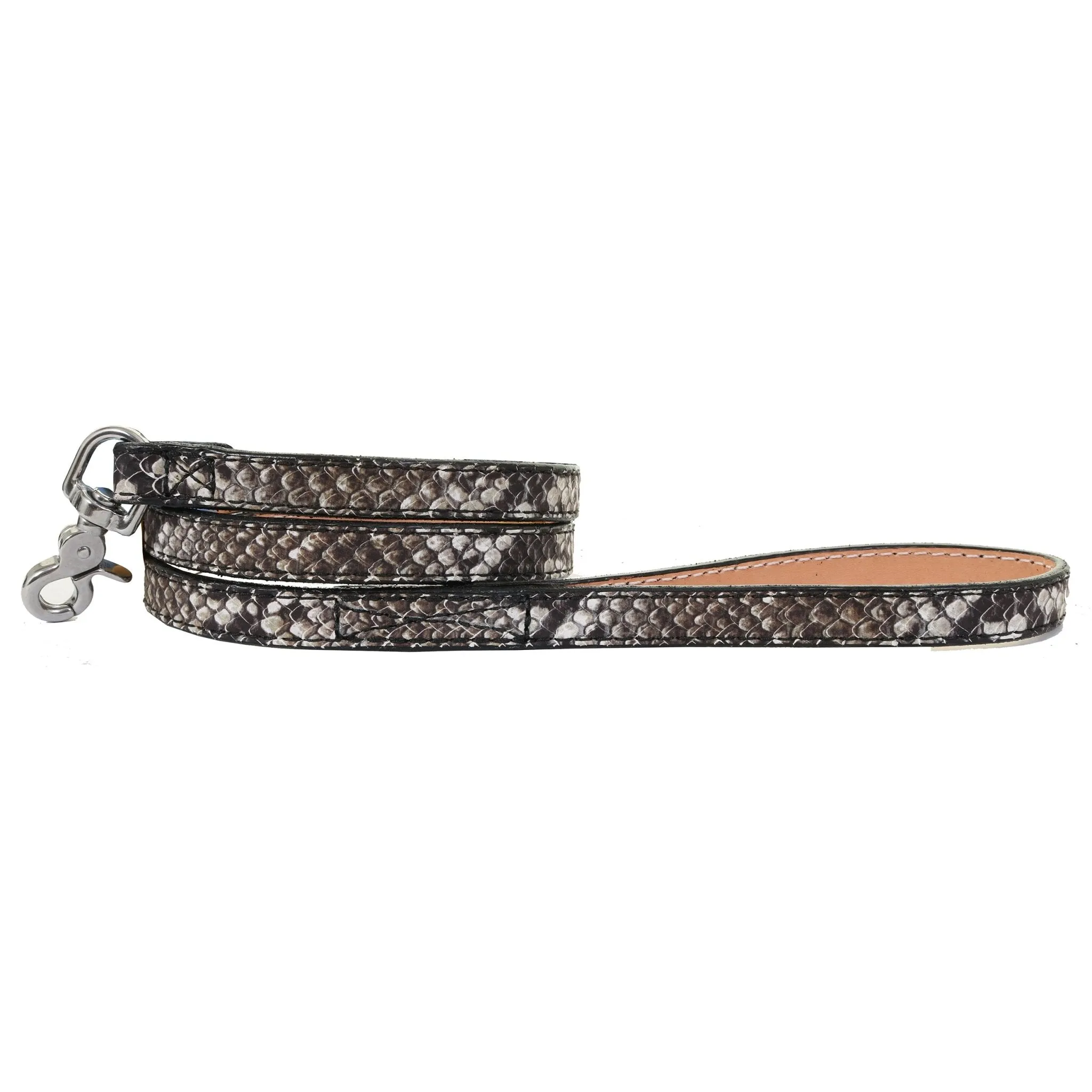 DL05 - Cobra Snake Print Dog Leash