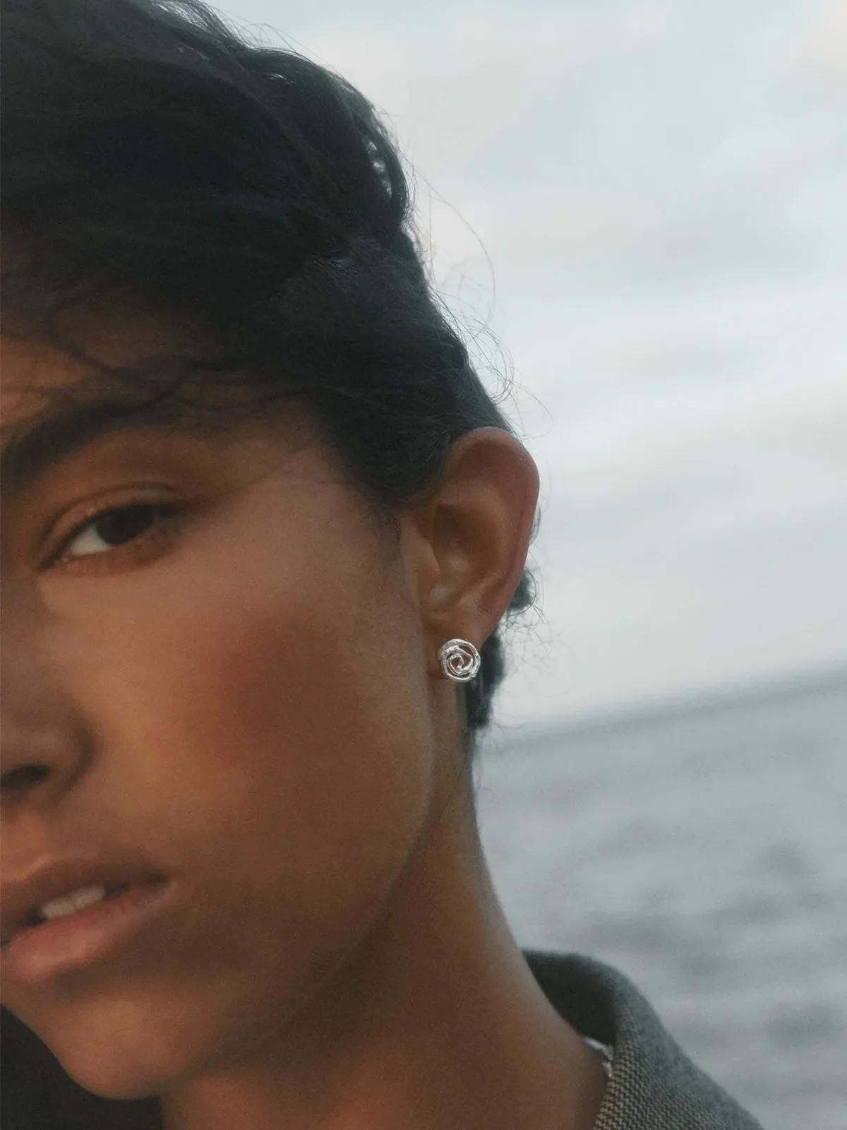 Evie Earring in Silver