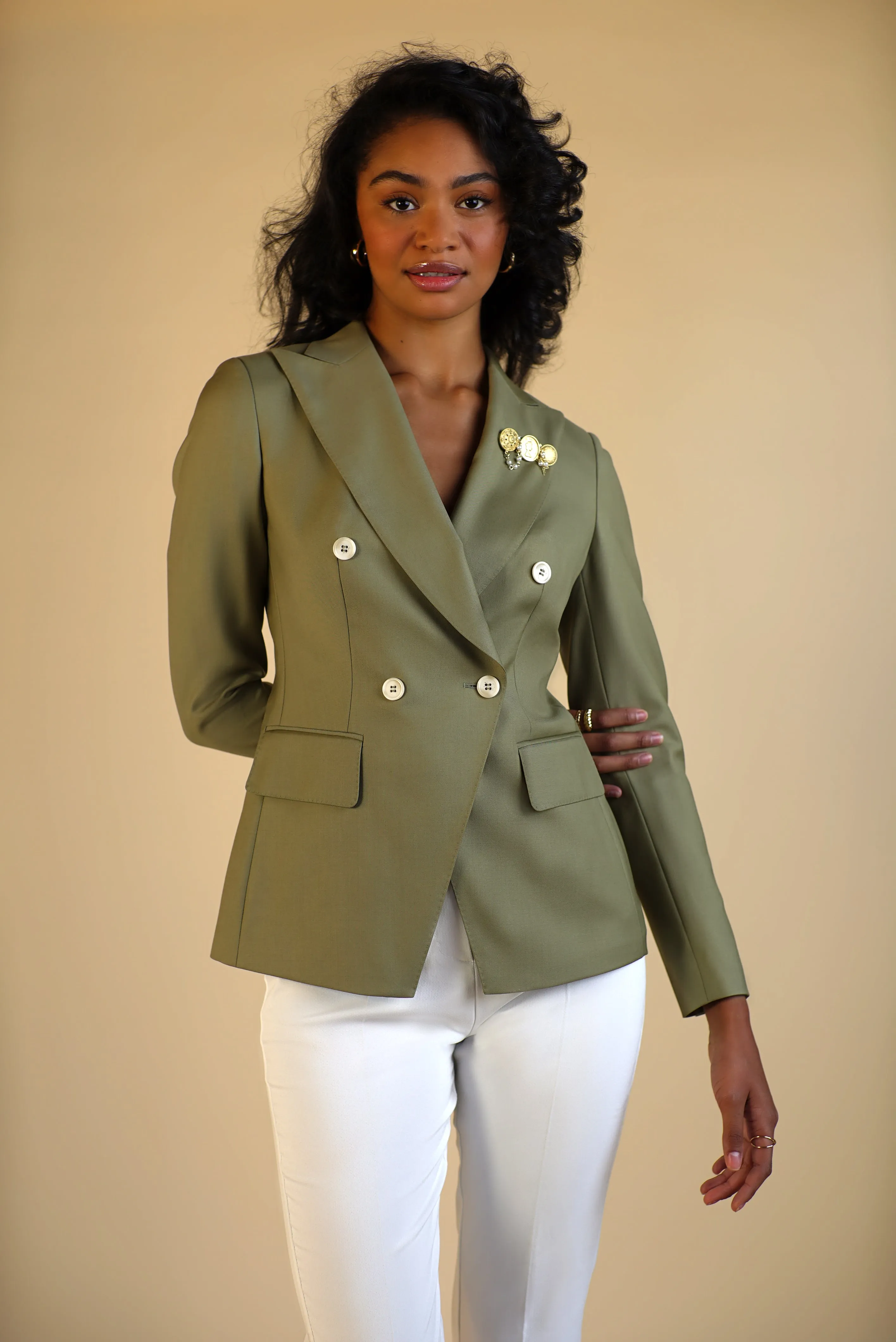 Farida Double Breasted Blazer