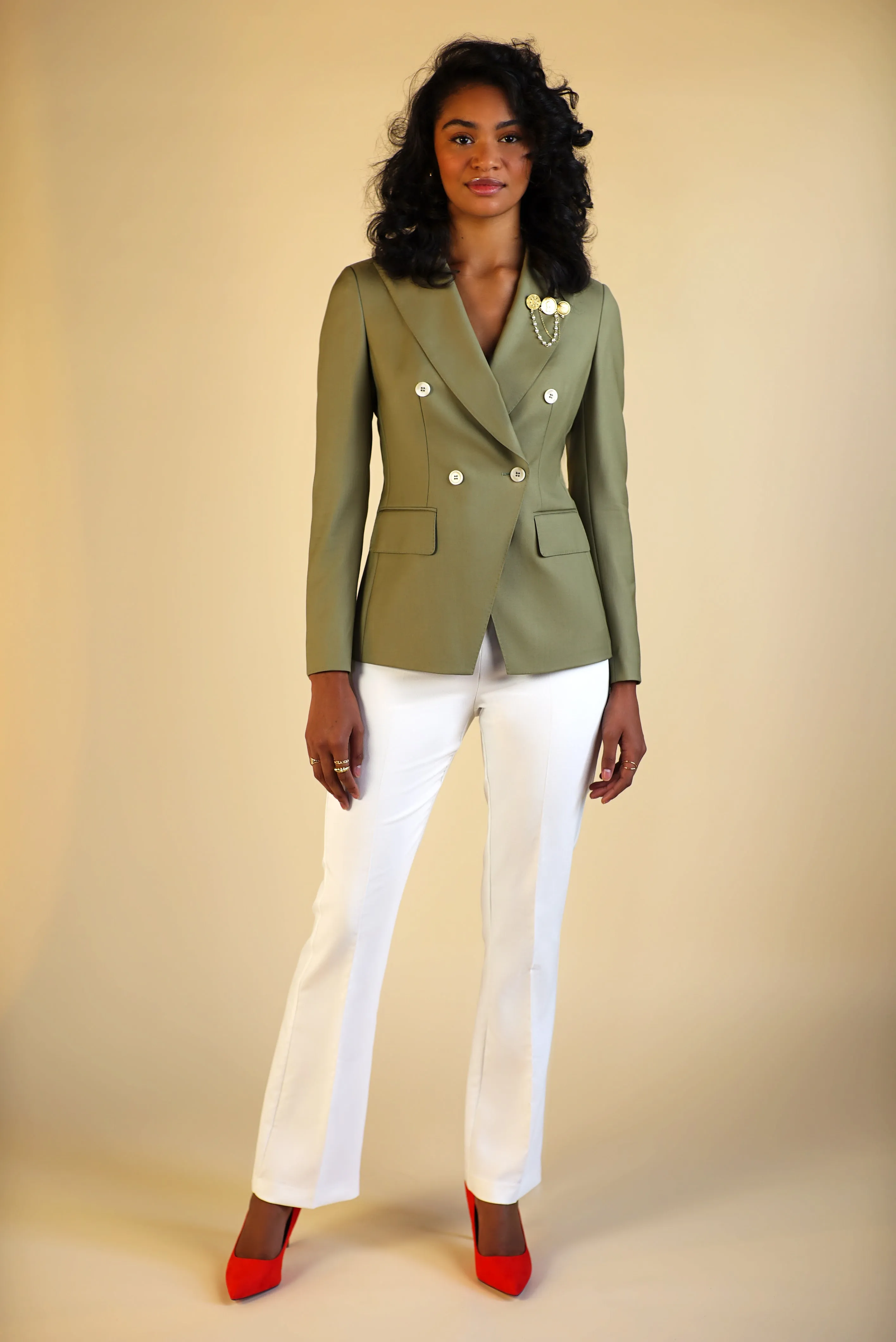 Farida Double Breasted Blazer
