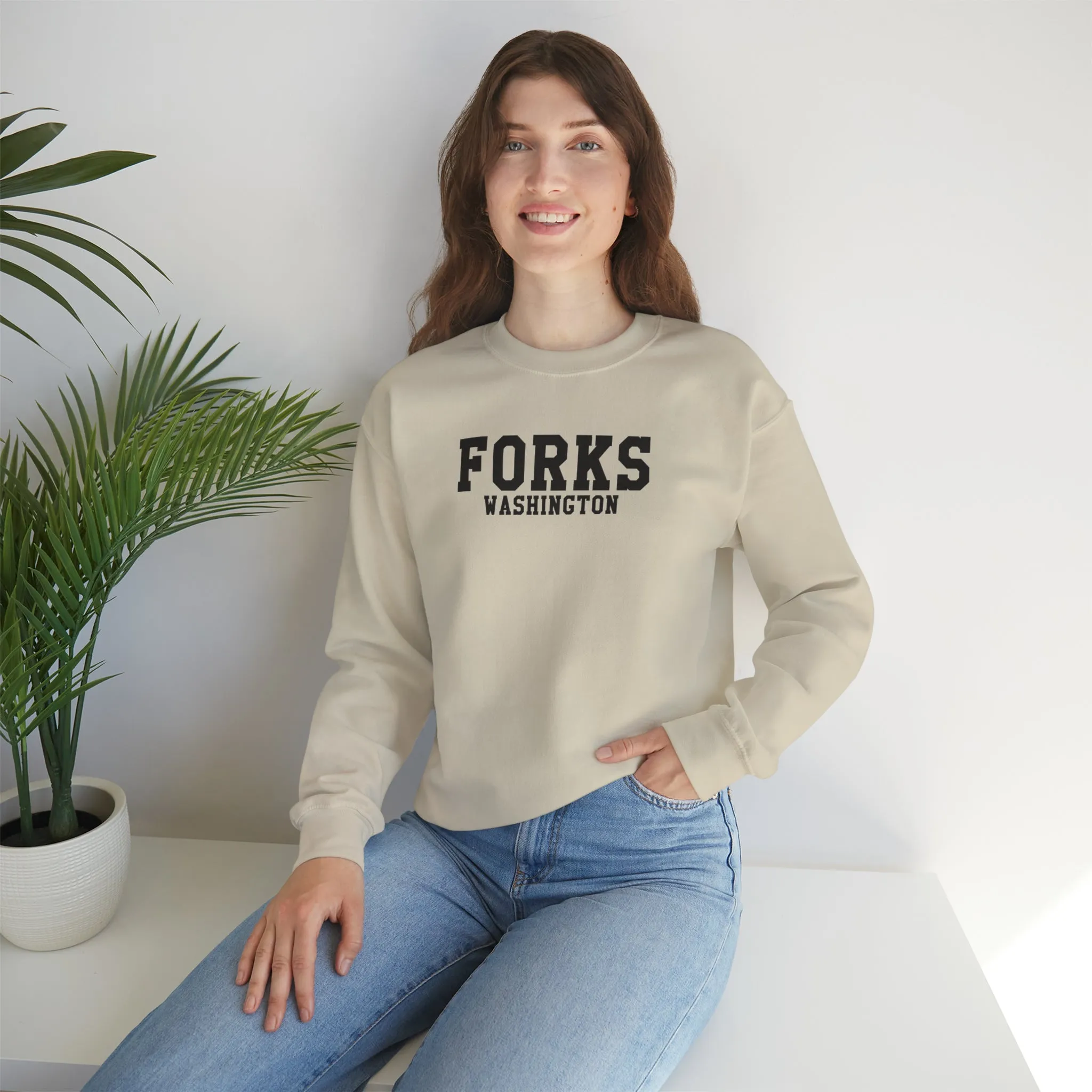Forks Washington Unisex Heavy Blend™ Crewneck Sweatshirt