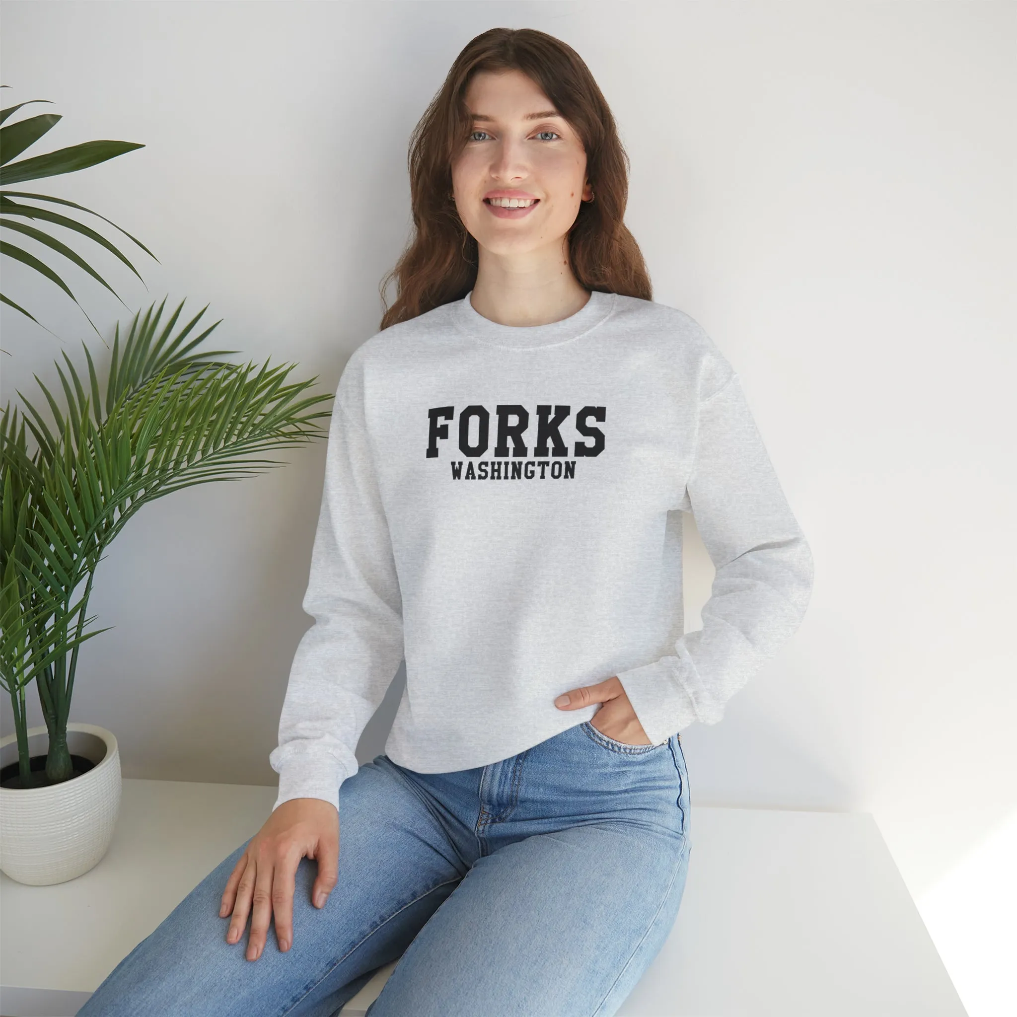 Forks Washington Unisex Heavy Blend™ Crewneck Sweatshirt