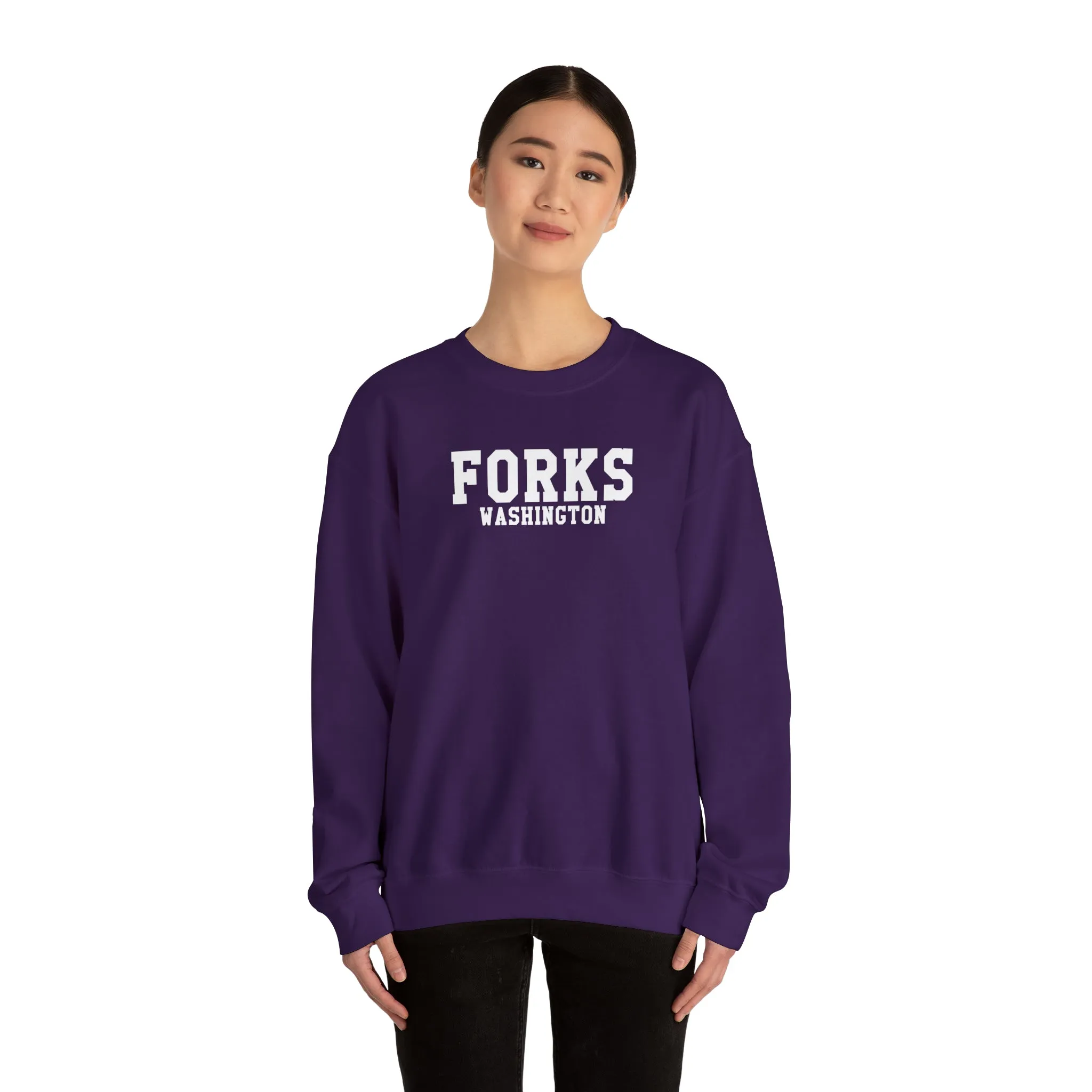 Forks Washington Unisex Heavy Blend™ Crewneck Sweatshirt