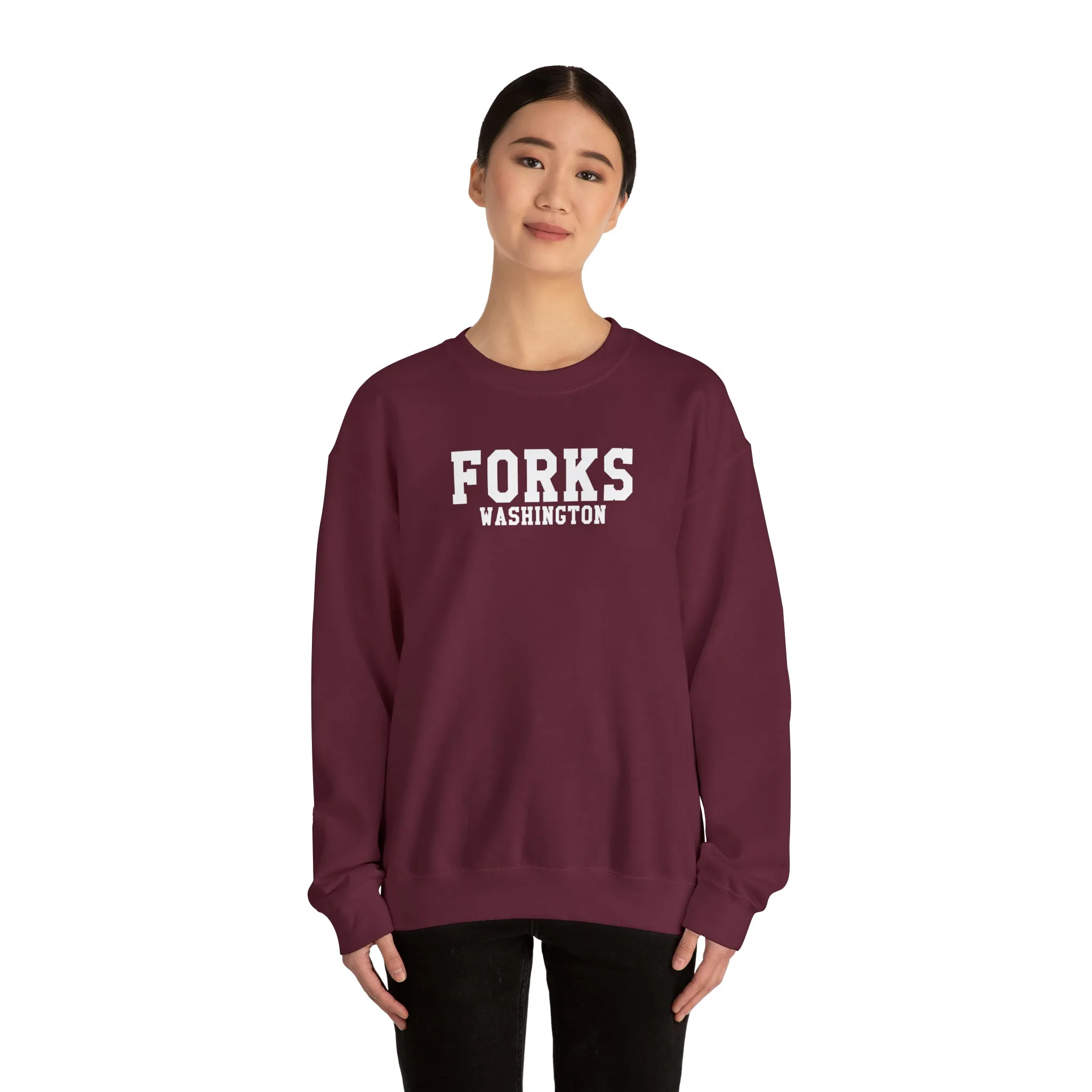 Forks Washington Unisex Heavy Blend™ Crewneck Sweatshirt