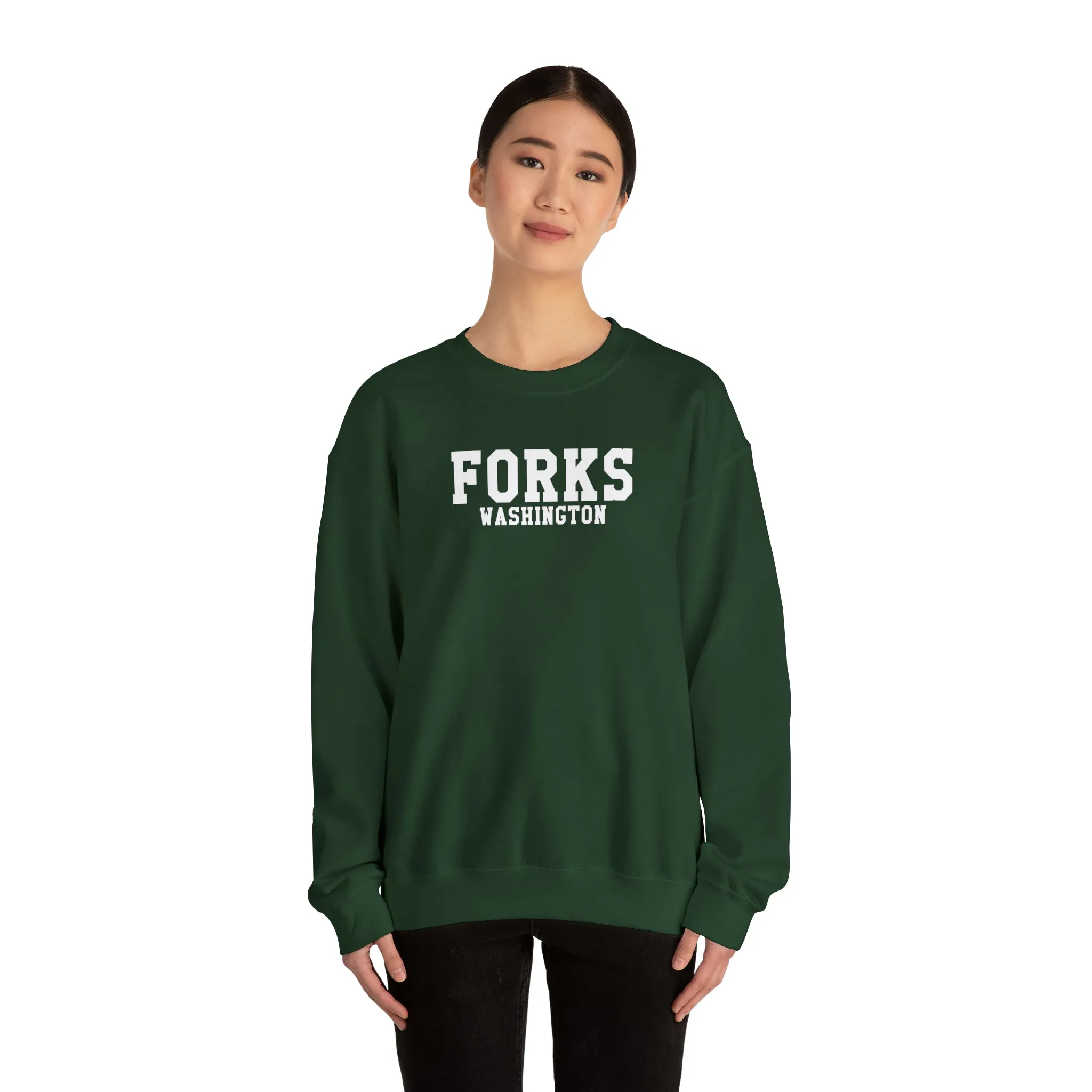 Forks Washington Unisex Heavy Blend™ Crewneck Sweatshirt