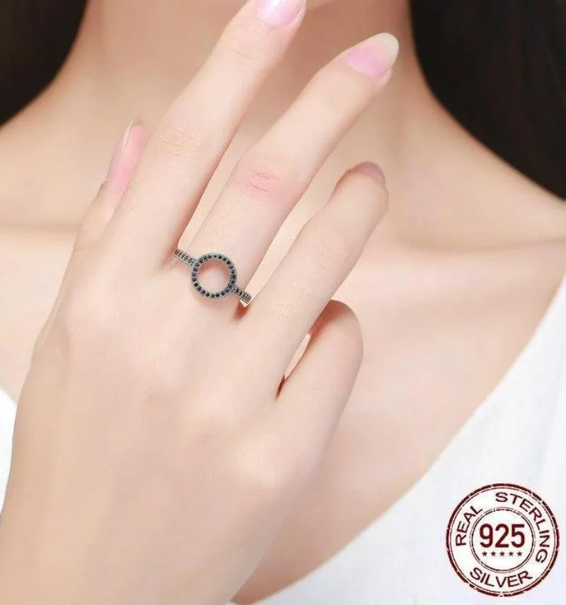 Full Circle Ring - .925 Sterling Silver Sizes: 6-9, 2 Colors