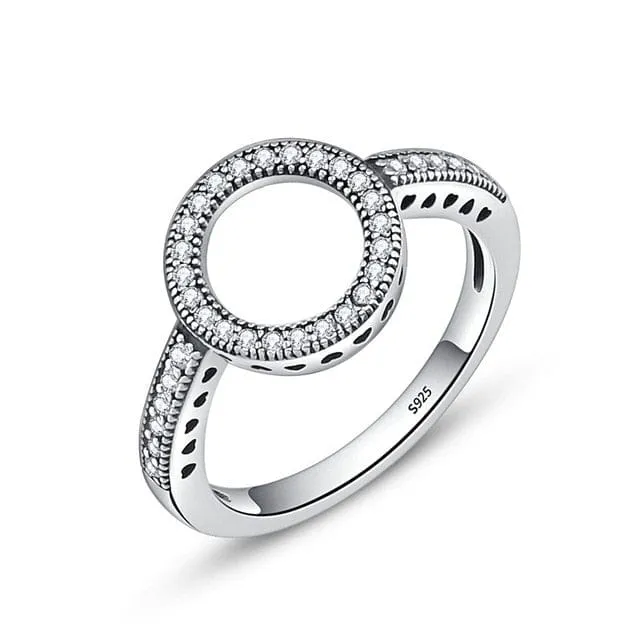 Full Circle Ring - .925 Sterling Silver Sizes: 6-9, 2 Colors