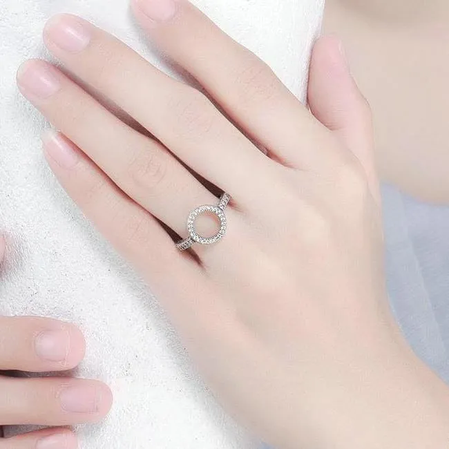 Full Circle Ring - .925 Sterling Silver Sizes: 6-9, 2 Colors