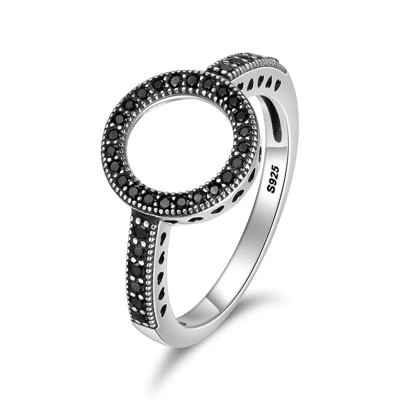 Full Circle Ring - .925 Sterling Silver Sizes: 6-9, 2 Colors