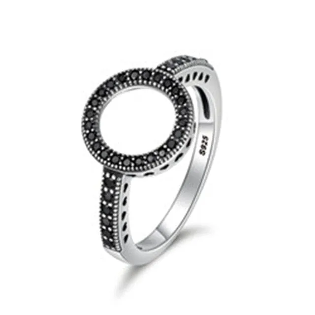 Full Circle Ring - .925 Sterling Silver Sizes: 6-9, 2 Colors
