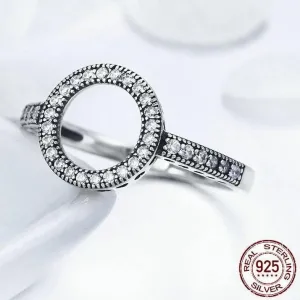 Full Circle Ring - .925 Sterling Silver Sizes: 6-9, 2 Colors