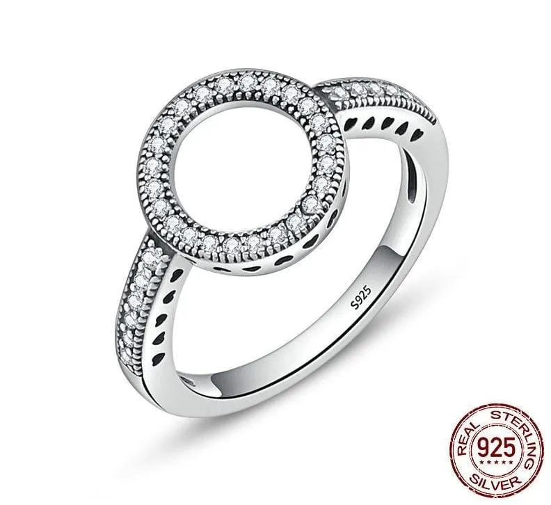 Full Circle Ring - .925 Sterling Silver Sizes: 6-9, 2 Colors