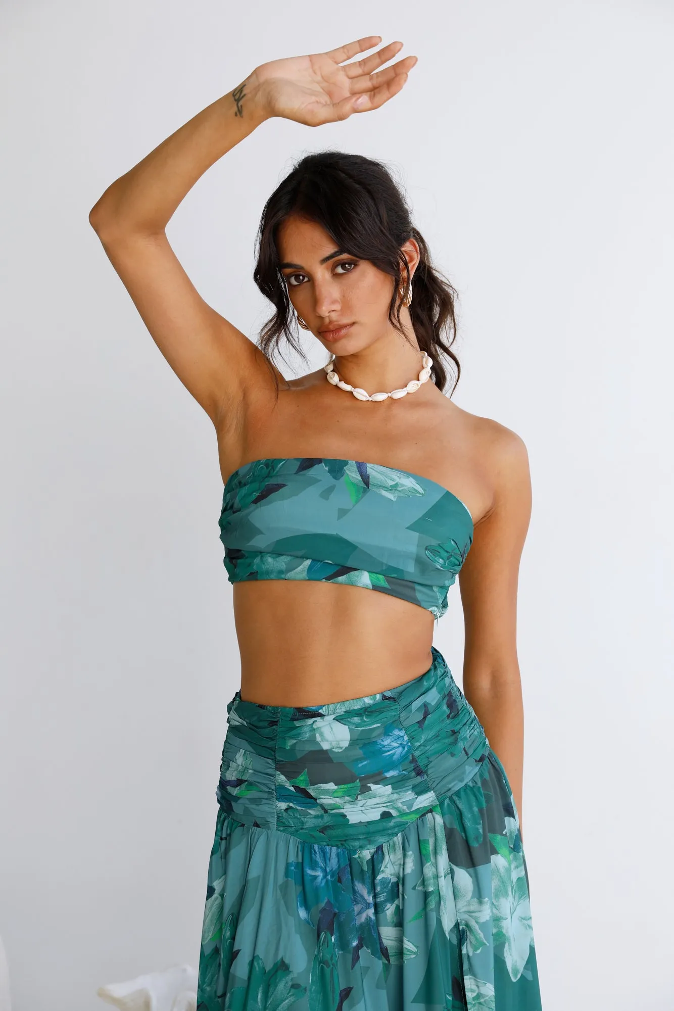 Gift Of Nature Maxi Skirt Green