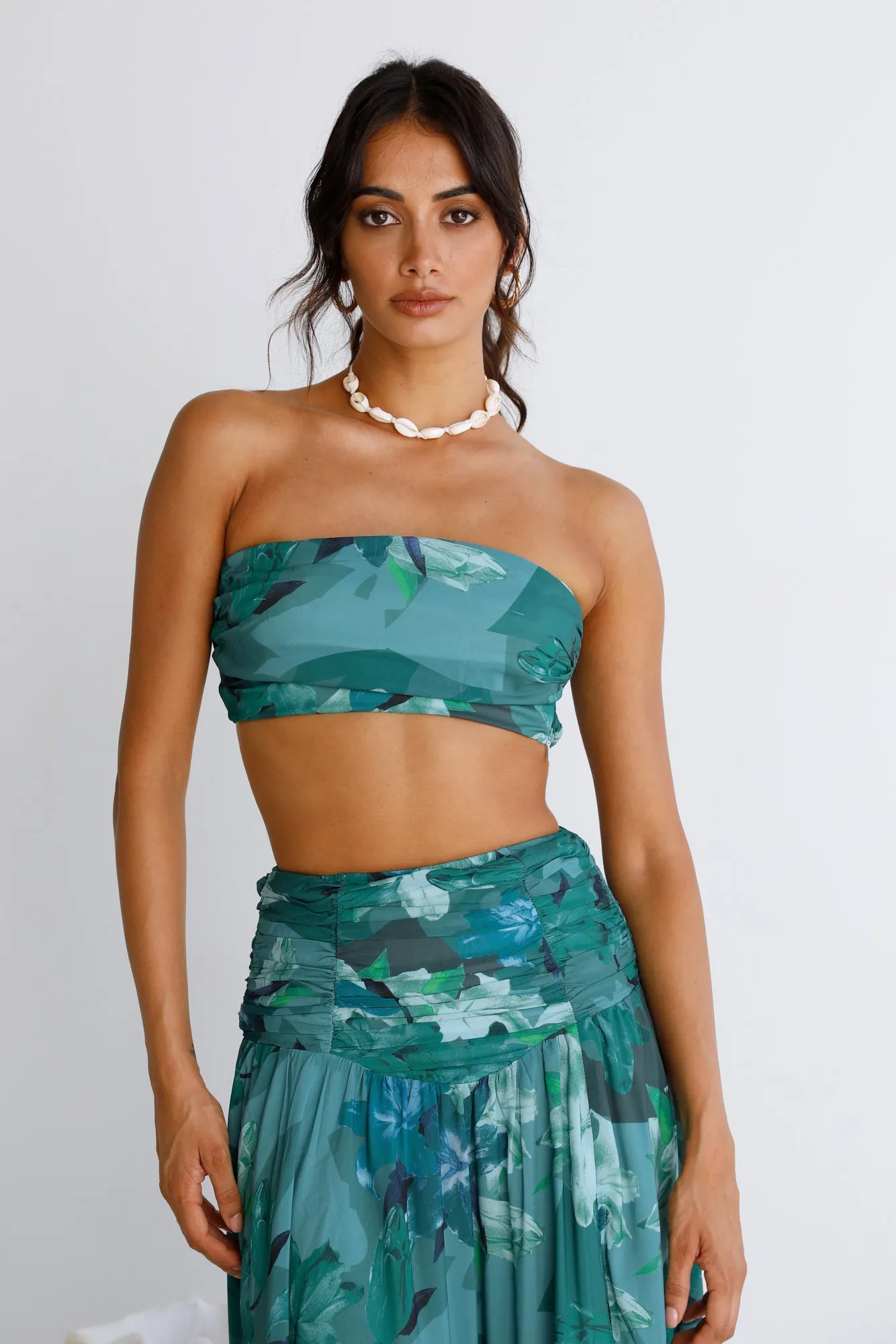 Gift Of Nature Maxi Skirt Green