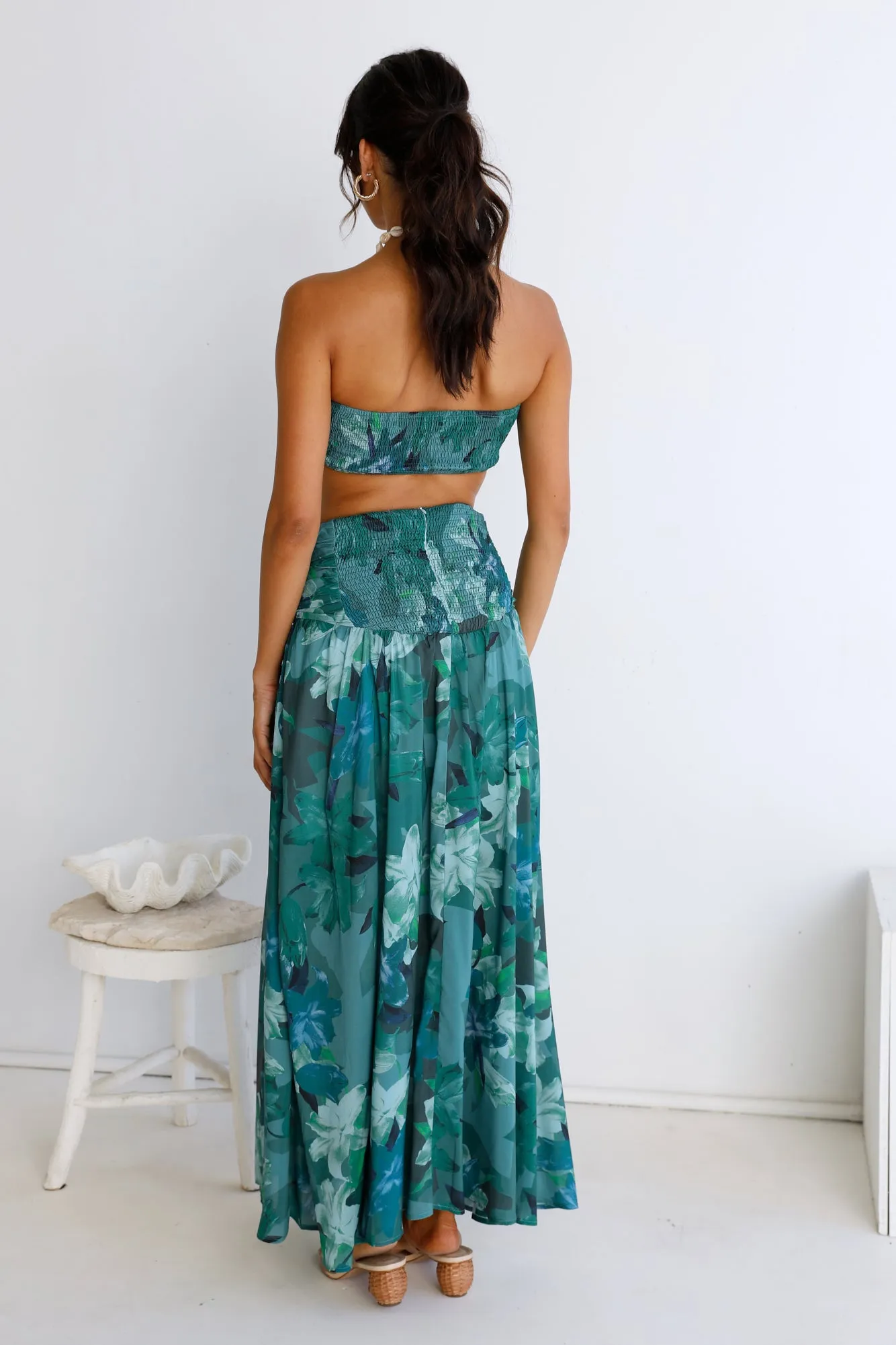Gift Of Nature Maxi Skirt Green
