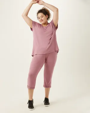 Kaitlyn Cropped Joggers | Mauve