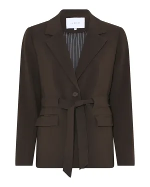 La Rouge Rie Blazer Brown