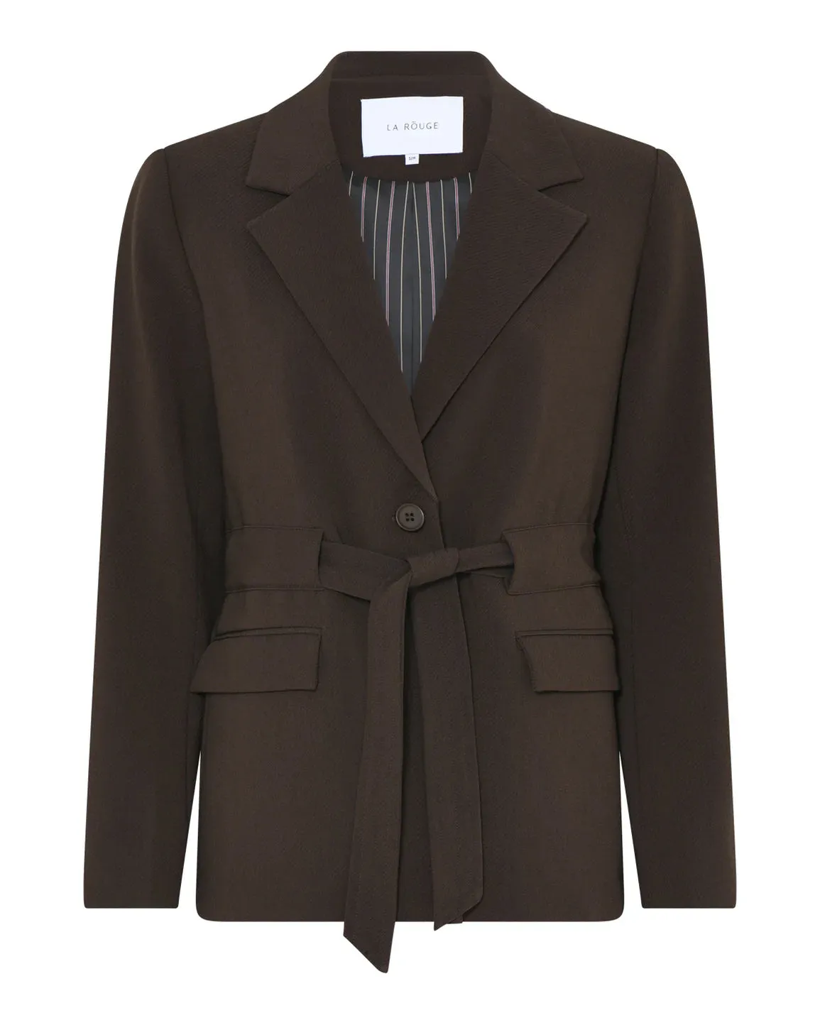 La Rouge Rie Blazer Brown