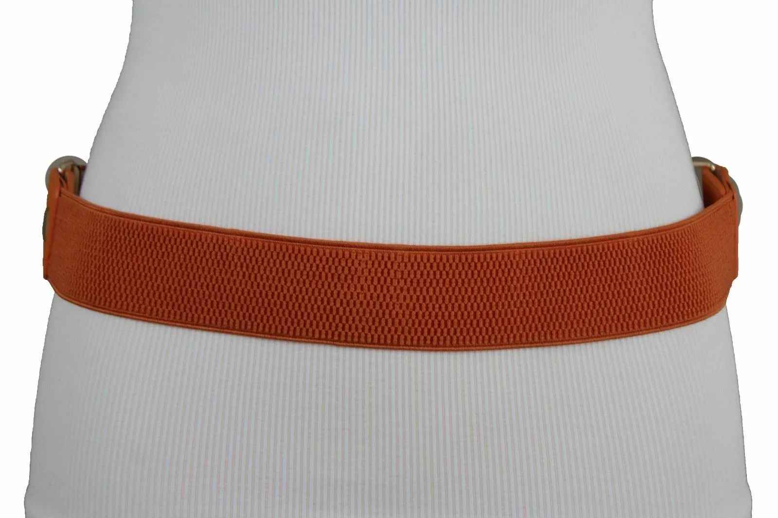 Large Pyramid Studded Elastic Waistband Belt Size S M