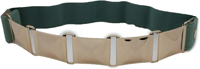 Large Pyramid Studded Elastic Waistband Belt Size S M