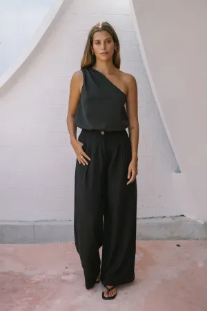 Maggie Black Wide Leg Pants