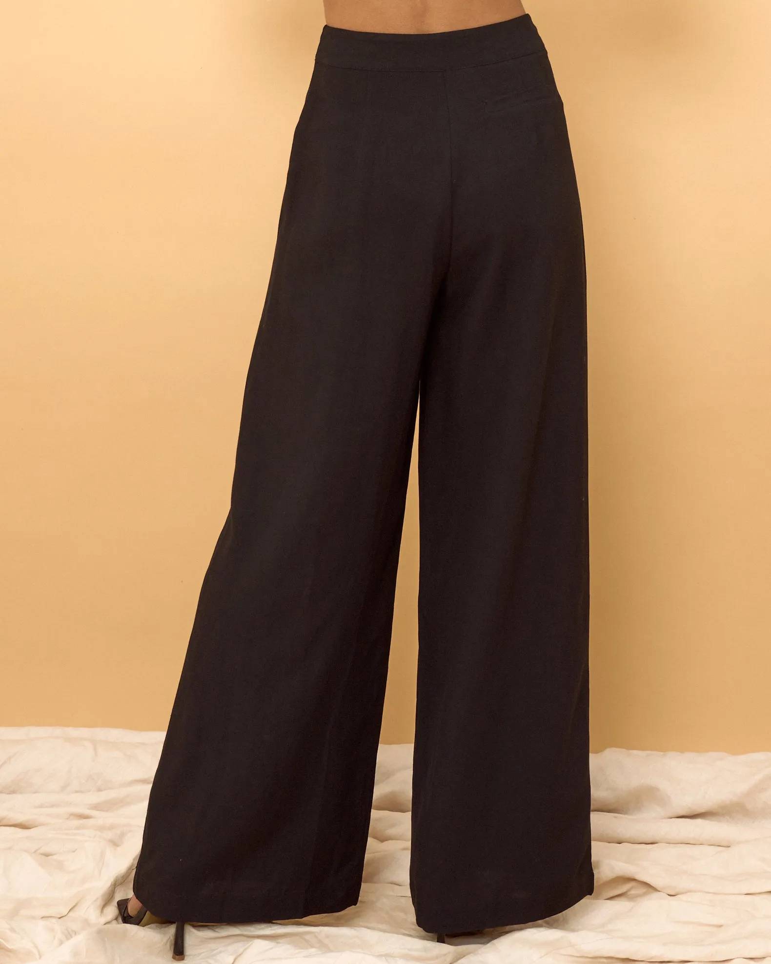 Maggie Black Wide Leg Pants