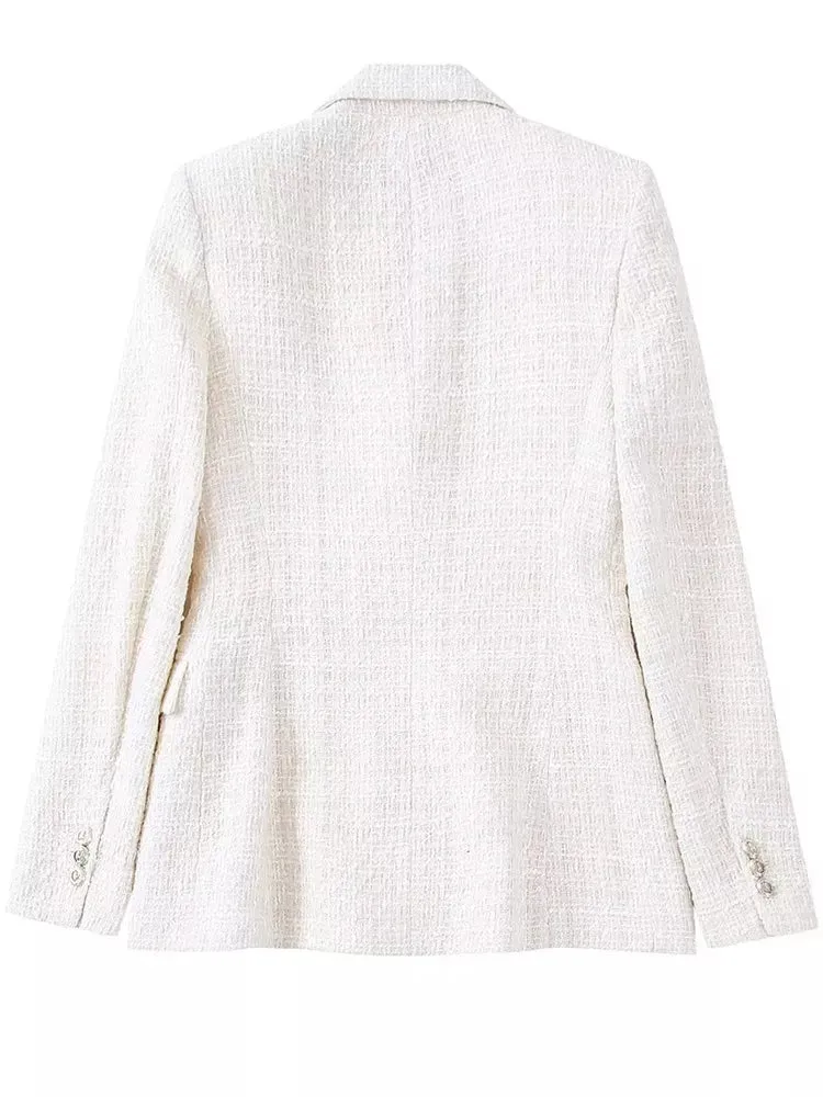Natalie Tweed Double Breasted Blazer