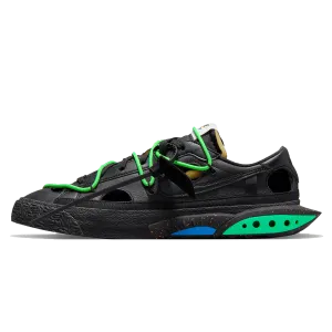 Off-White x Nike Blazer Low 'Black Electro Green'