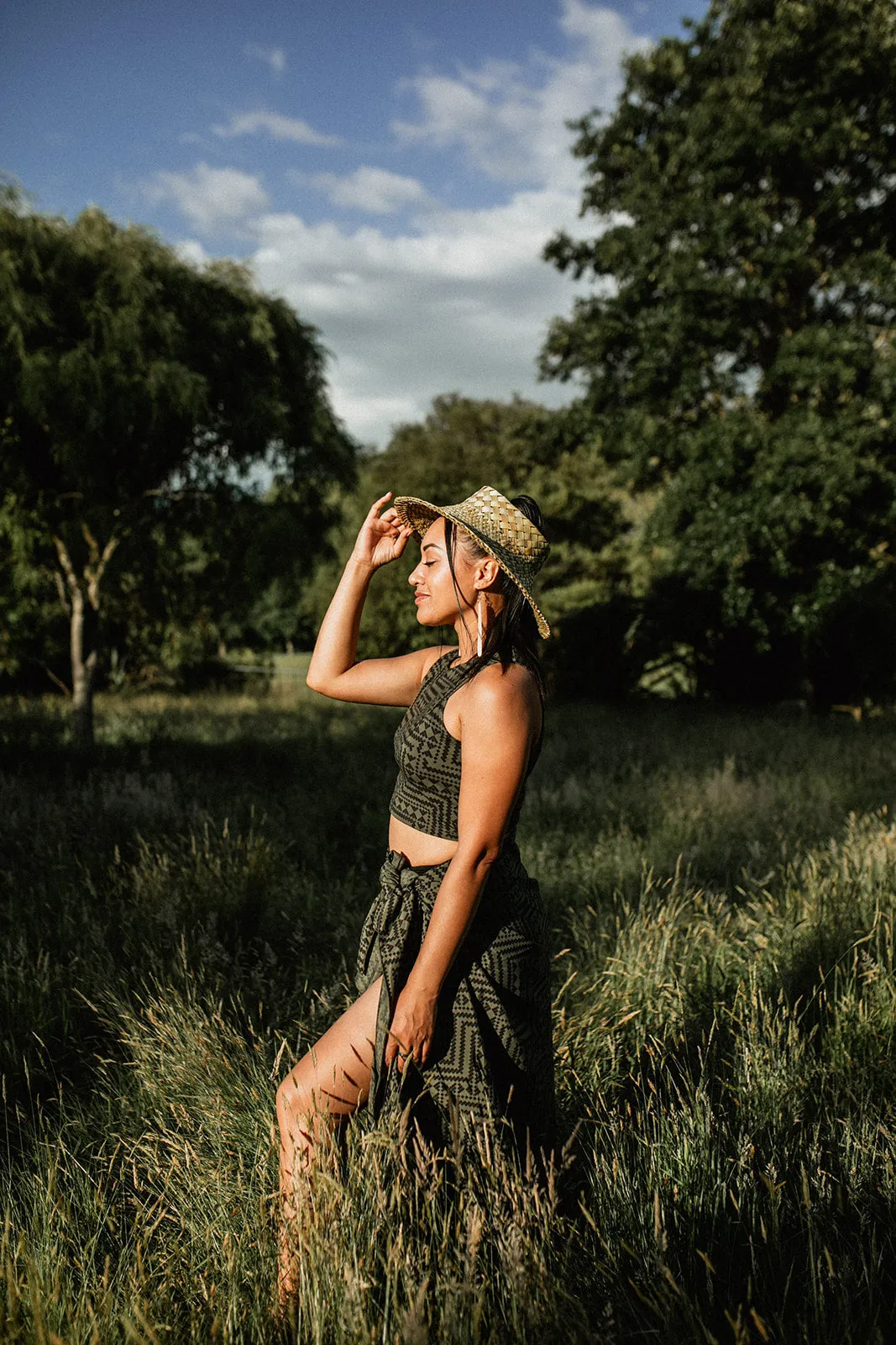 Papakirango Crop Top - Olive