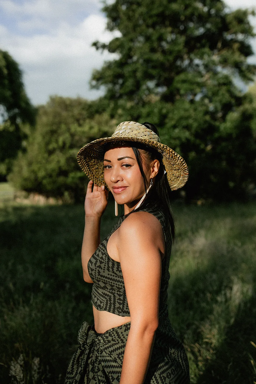 Papakirango Crop Top - Olive