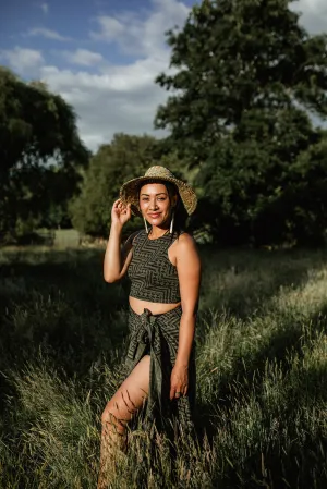 Papakirango Crop Top - Olive