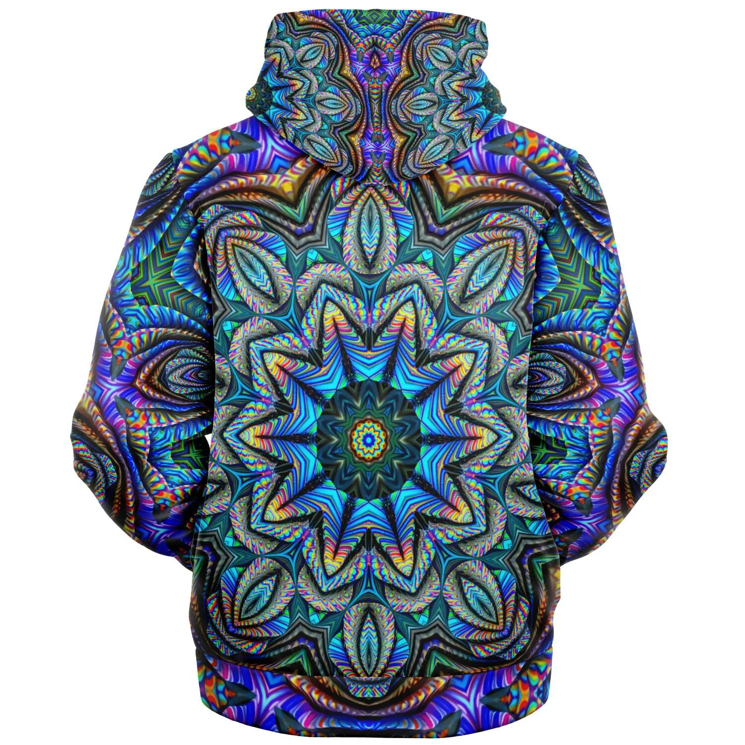 PSYCHEDELIC SYMPHONY | Microfleece Zip Up Hoodie | IMRAN