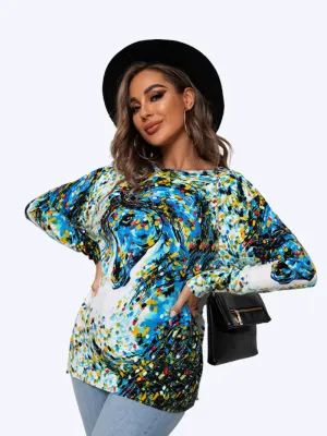 Round Neck Casual Top Dress