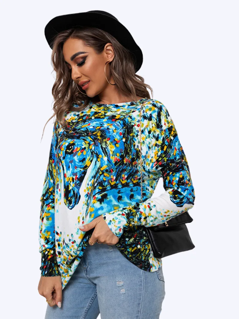 Round Neck Casual Top Dress