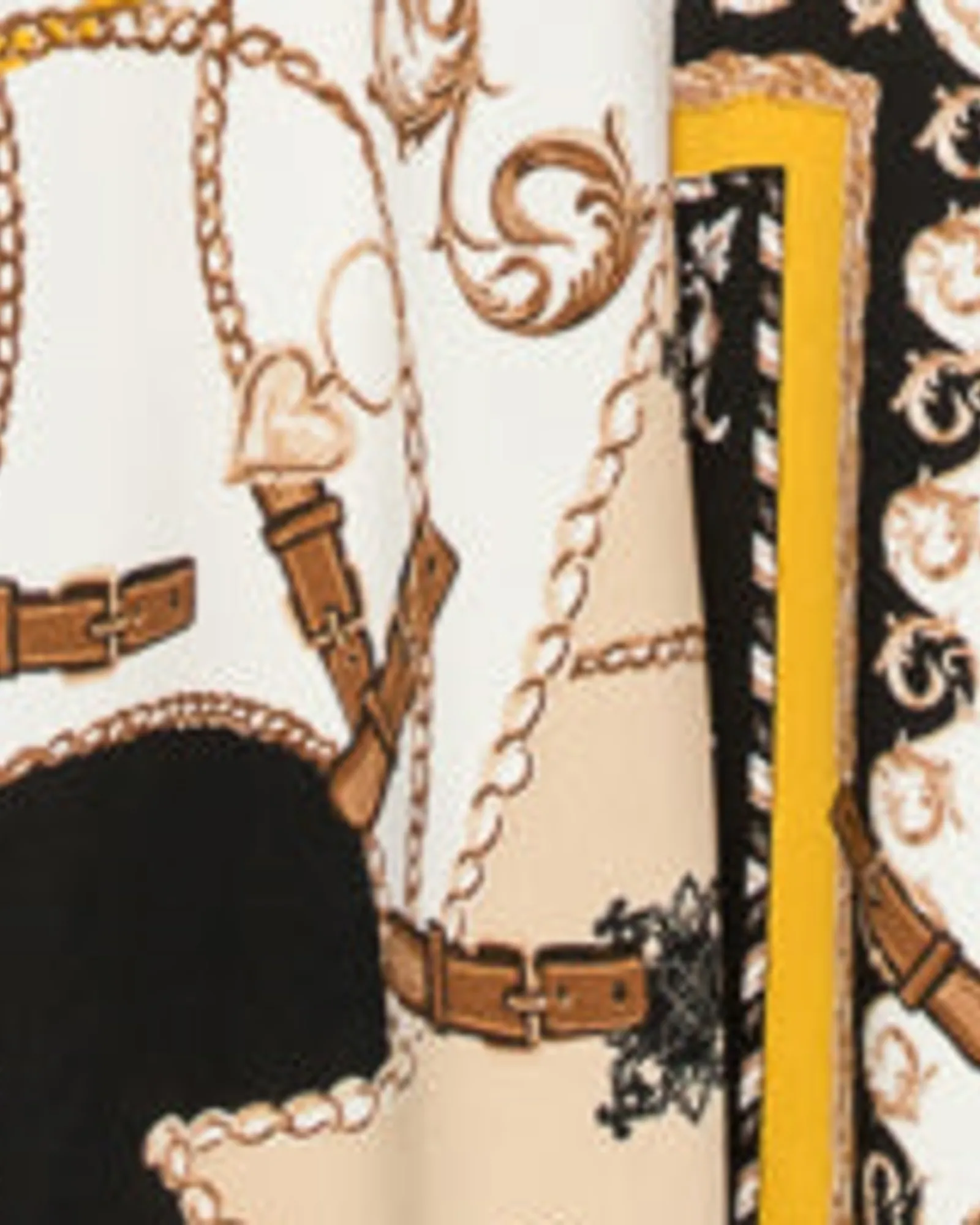 Sachi Status Print Wrap Dress | Ivory/Mustard