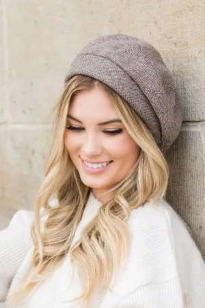 Slouchy Fold-Over Women’s Beret Hat